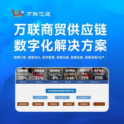 SCM系統 供應鏈管理系統 軟件標準版 萬聯億通 可定制開發